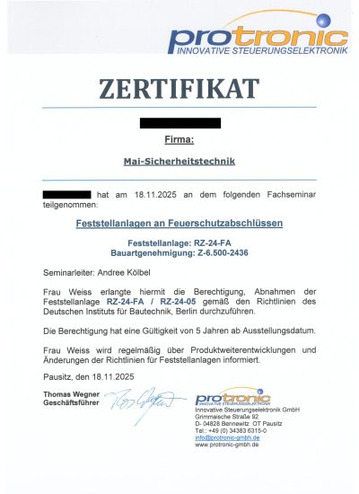 Abnahmeberechtigung FSA RZ-24-FA